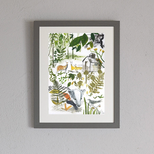 IN THE WOODS -PRINT