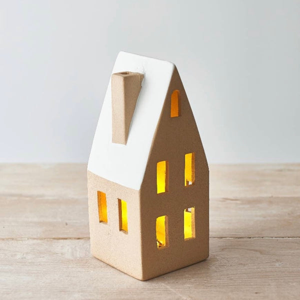 TEA LIGHT HOUSES Feather & Twigs