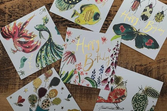 Collections of Anna Wright Cards including Happy Birthday cards