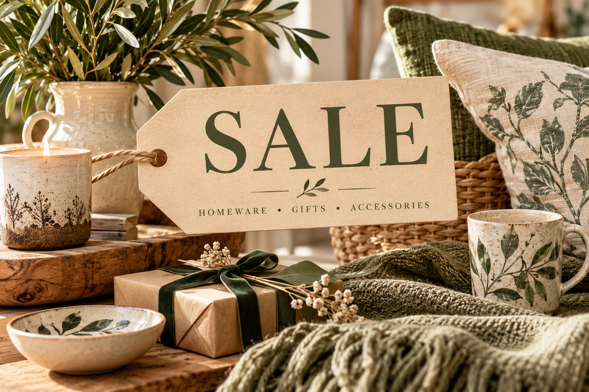 Feather & Twigs sale collection featuring discounted homeware, gifts and accessories from independent, sustainable and eco-conscious brands.