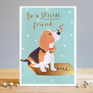 Special Friend Dog | Friend Birthday Card | Animal Cards