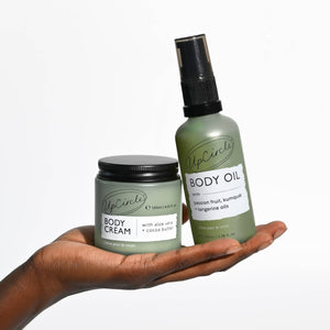 VEGAN BODY CREAM WITH ALOE VERA = COAOA BUTTER FOR DRY SKIN