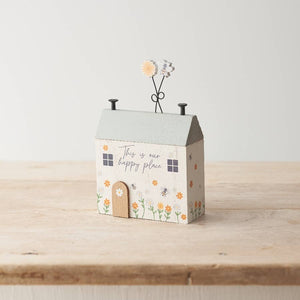 "OUR HAPPY PLACE" WOODEN BLOCK