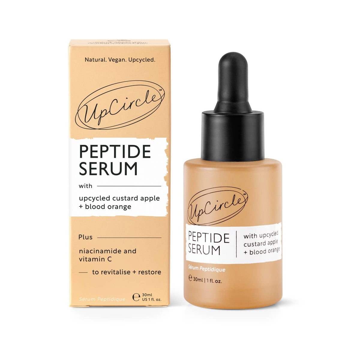VEGAN ECO ANTI-AGEING COLLAGEN BOOSTING PEPTIDE FACE SERUM