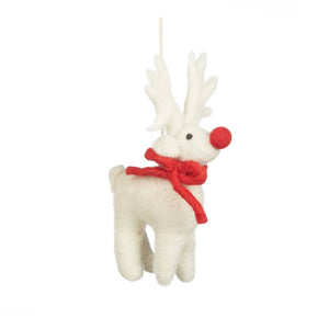 HANDMADE FELT RUDOLF HANGING DECORATION