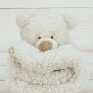 BEAR BABY PLUSH TOY SOOTHER/COMFORTER