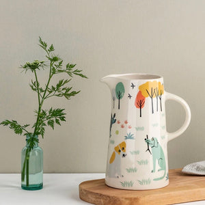 TALL DOG JUG BY HANNAH TURNER