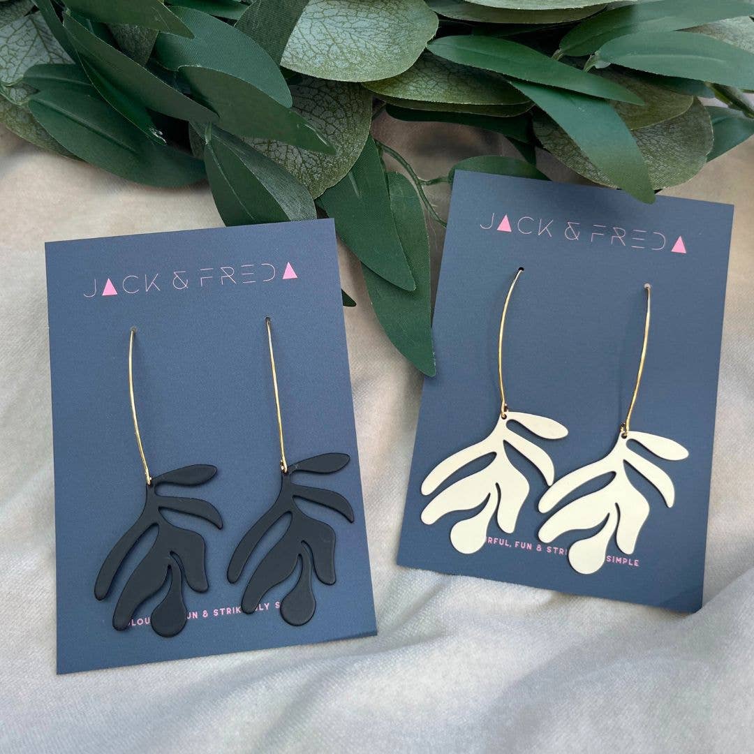 MATISSE EARRINGS - TWO COLOURS BY JACK AND FREDA