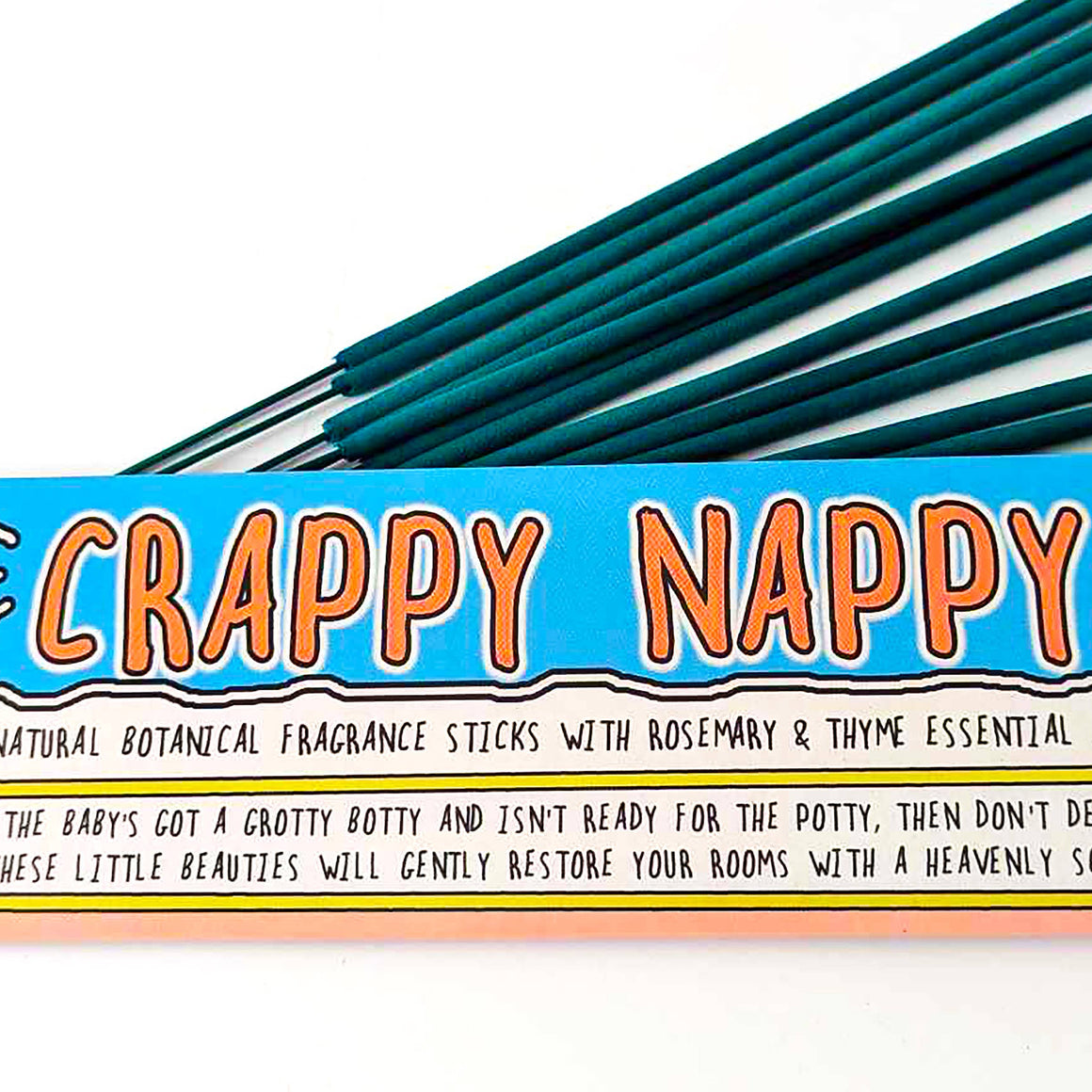 Crappy Nappy Funny Smells Fragrance Sticks - Feather & Twigs