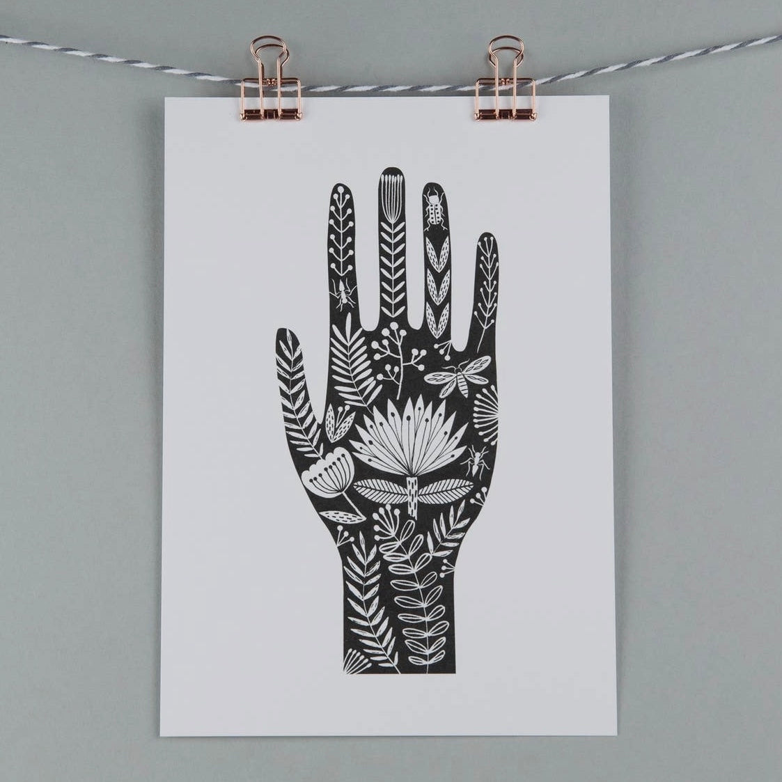 A5 TATTOOED HAND PRINT