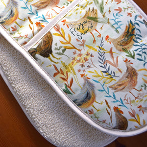 CHICKENS OVEN GLOVES