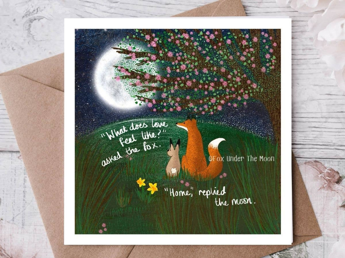 "Home" Relationship & New Home Card by Fox Under The Moon - Feather & Twigs