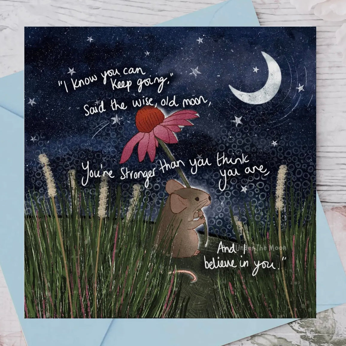 FOX UNDER THE MOON CARDS -VARIOUS WITH SPECIAL MESSAGES
