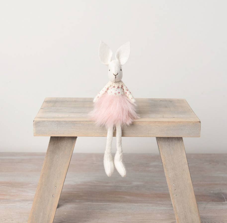 Sitting Rabbit, 16cm - Feather & Twigs