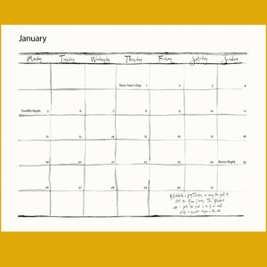 ANNA WRIGHT 2026 BIRDSONG CALENDAR