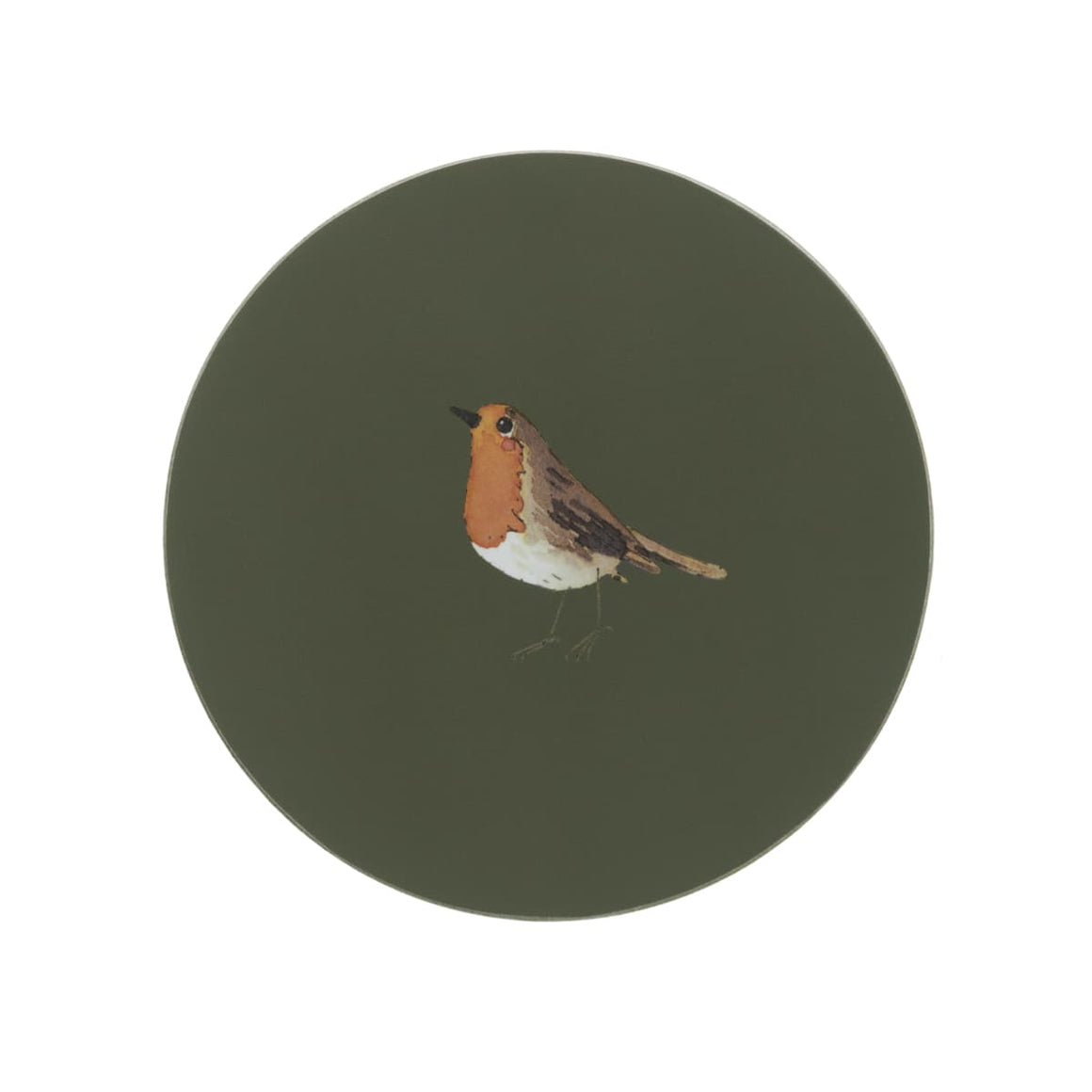 Robin Circular Coasters (Set of 4) - Feather & Twigs