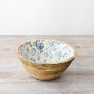 COASTAL ENAMEL BOWL, 23cm