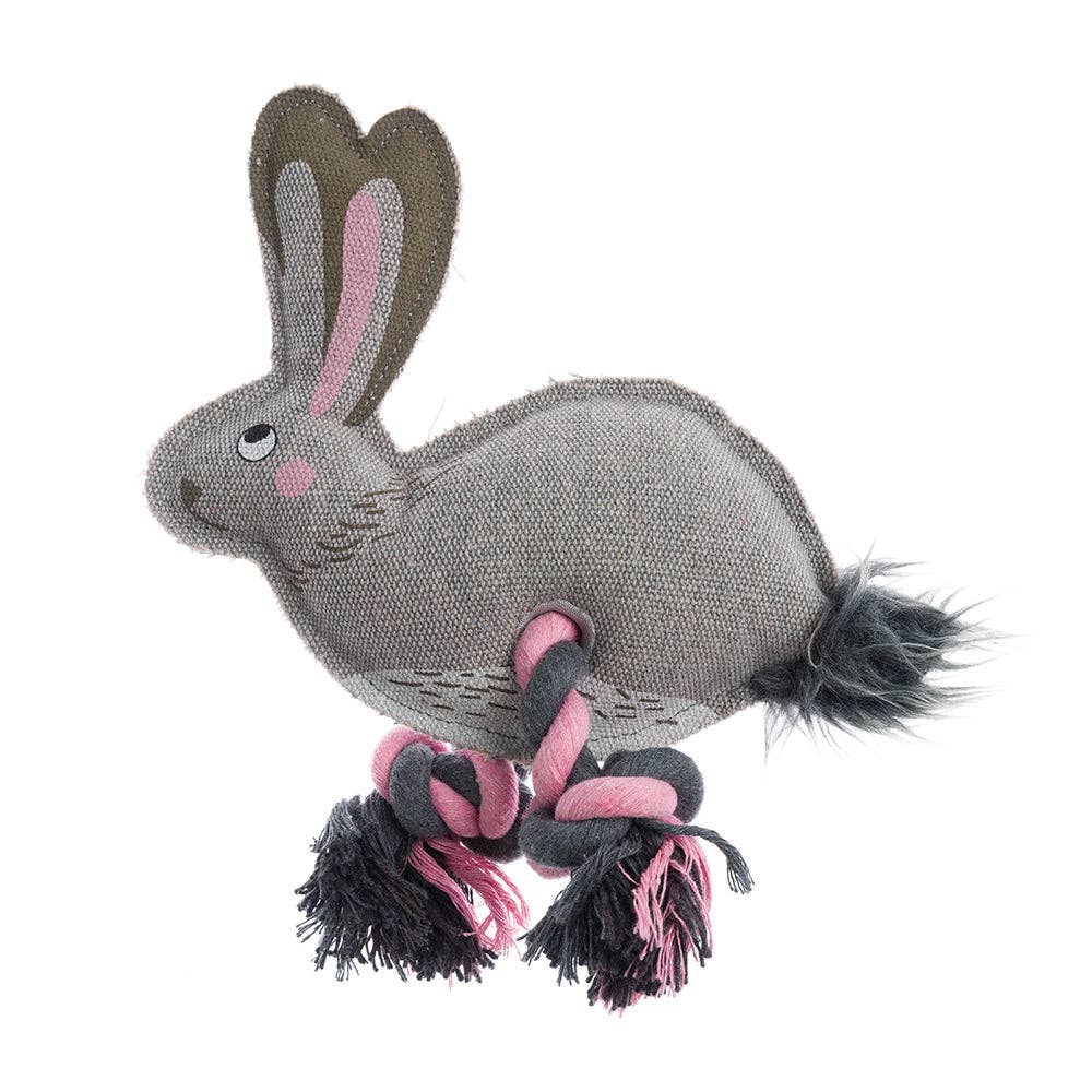 Hare Dog Toy - Feather & Twigs