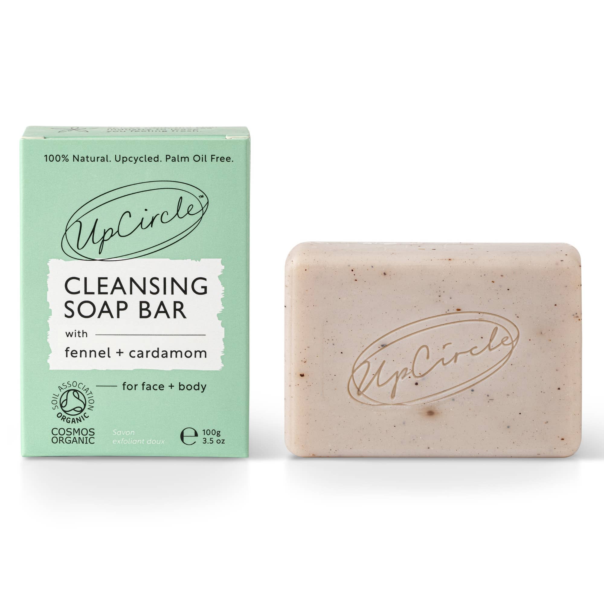 VEGAN FENNEL & CARDAMOM NATURAL CLEANSING SOAP BAR