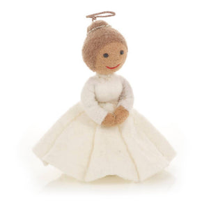 HANDMADE CHRISTMAS ANGEL FELT TREE TOPPER