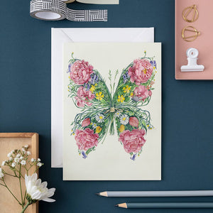 BUTTERFLY GREETINGS CARD