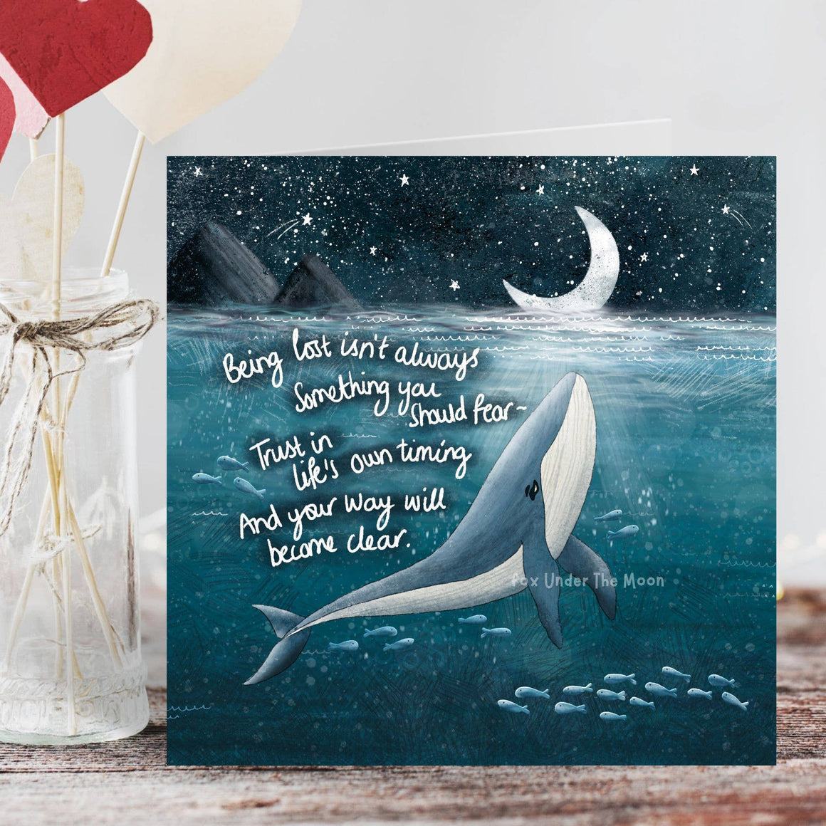 FIND YOUR WAY FOILED GREETING CARD BY FOX UNDER THE MOON - Feather & Twigs