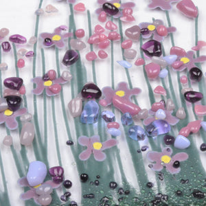 Handmade Fused Glass - Violet Small Dish