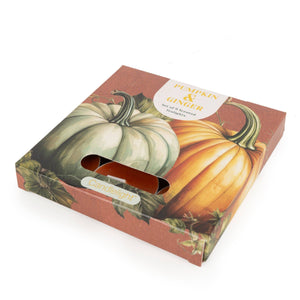 SET OF 9 TEALIGHTS - PUMPKIN AND GINGER