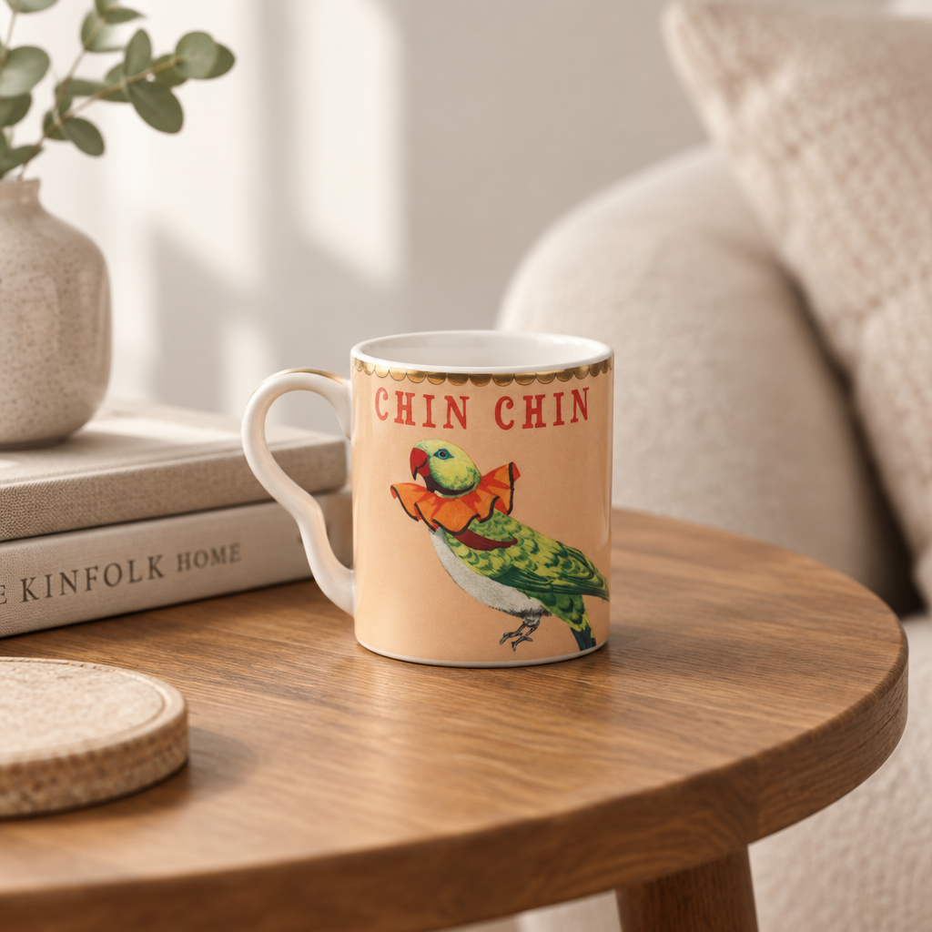 Small Chin Chin mug by 51Percent-Faire with a simple design, perfect for coffee or tea, featuring a classic mug shape.