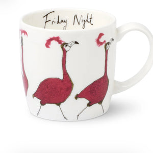 BONE CHINA MUGS BY ANNA WRIGHT - VARIOUS DESIGNS WITH MESSAGES
