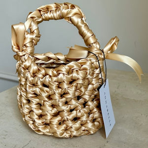 BON BON CROCHET SATIN BAGS