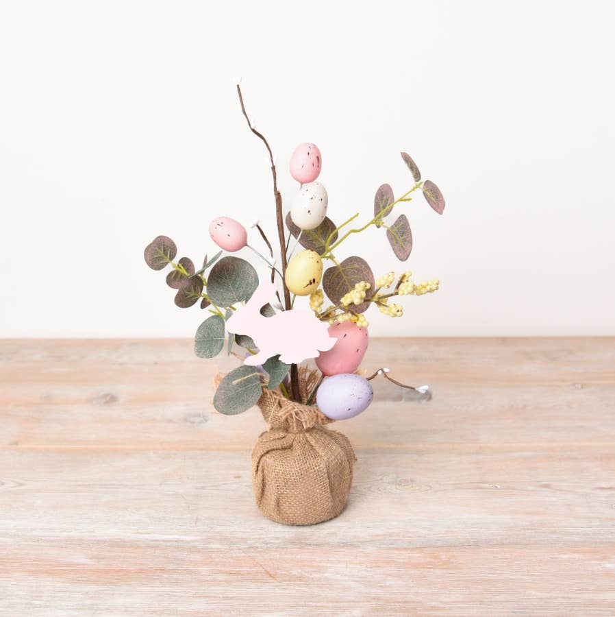 ARTIFICIAL EASTER EGG TREE - 34cm