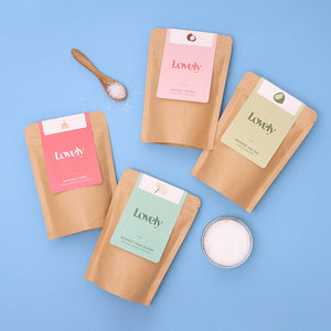BATH SALTS - RESPECT YOUR ELDERD - ELDERFLOWER AND GOOSEBERRY