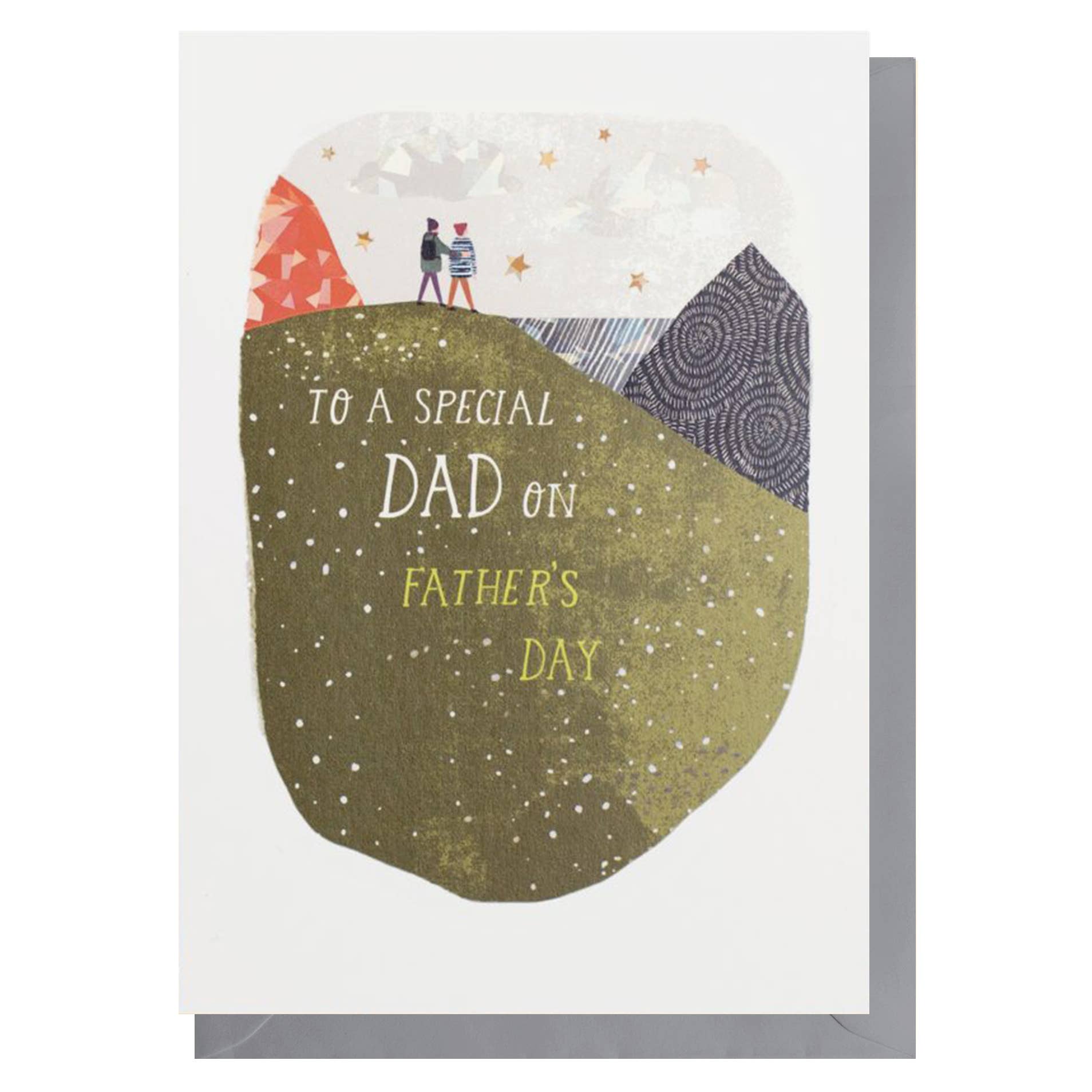 Father's Day Hill Card | Father's Day Card | Dad Card - Feather & Twigs