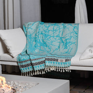 *EXCLUSIVE -PESHTEMAL PURE COTTON BEACH TOWEL