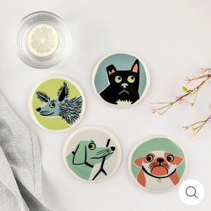 DOG COASTERS BY HANNAH TURNER