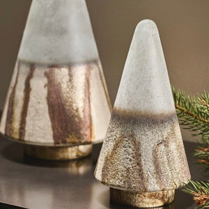 GLASS CHRISTMAS TREE - 2 SIZES