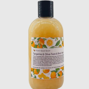 TANGERINE AND OLIVE OIL BODY WASH 100% NATURAL