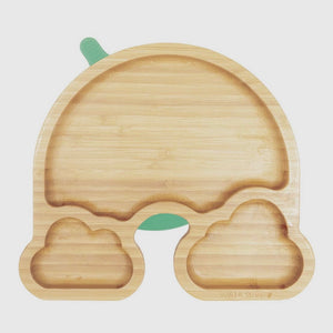 BABY BAMBOO WEANING SUCTION SECTION PLATE