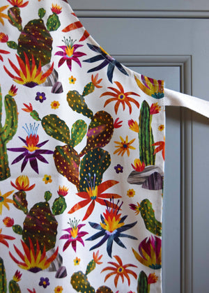 DESERT CACTUS COTTON APRON