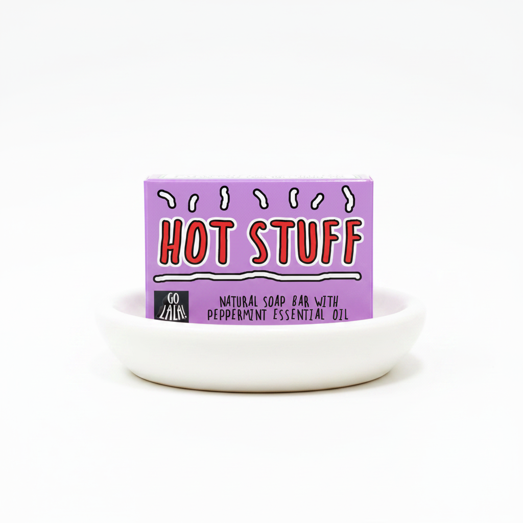 HOT STUFF PEPPERMINT ADULT SOAP BAR