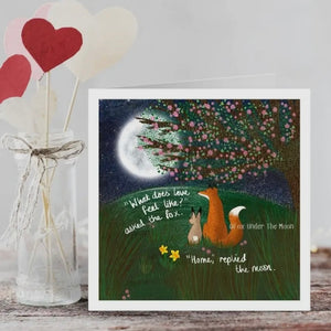 FOX UNDER THE MOON CARDS -VARIOUS WITH SPECIAL MESSAGES