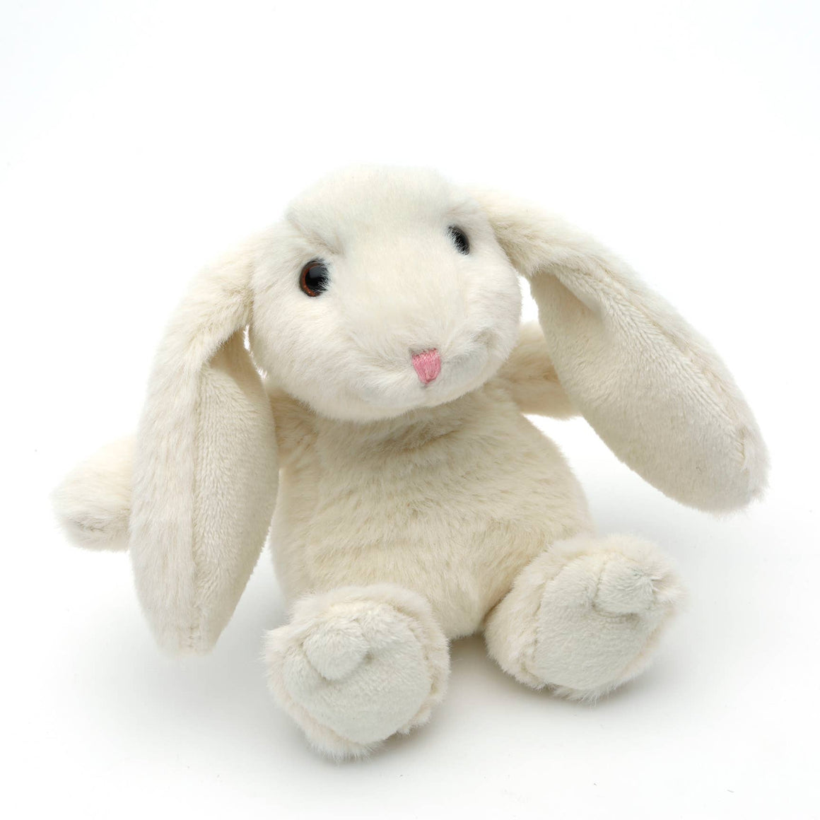 MINI BUNNY SOFT TOY CREAM - 14cm