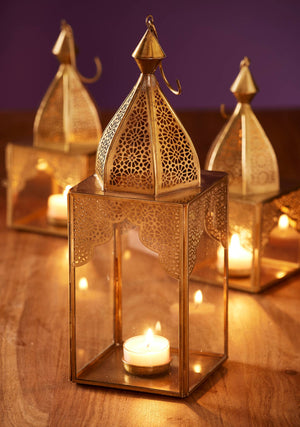 MINARET GLASS LANTERN - LARGE