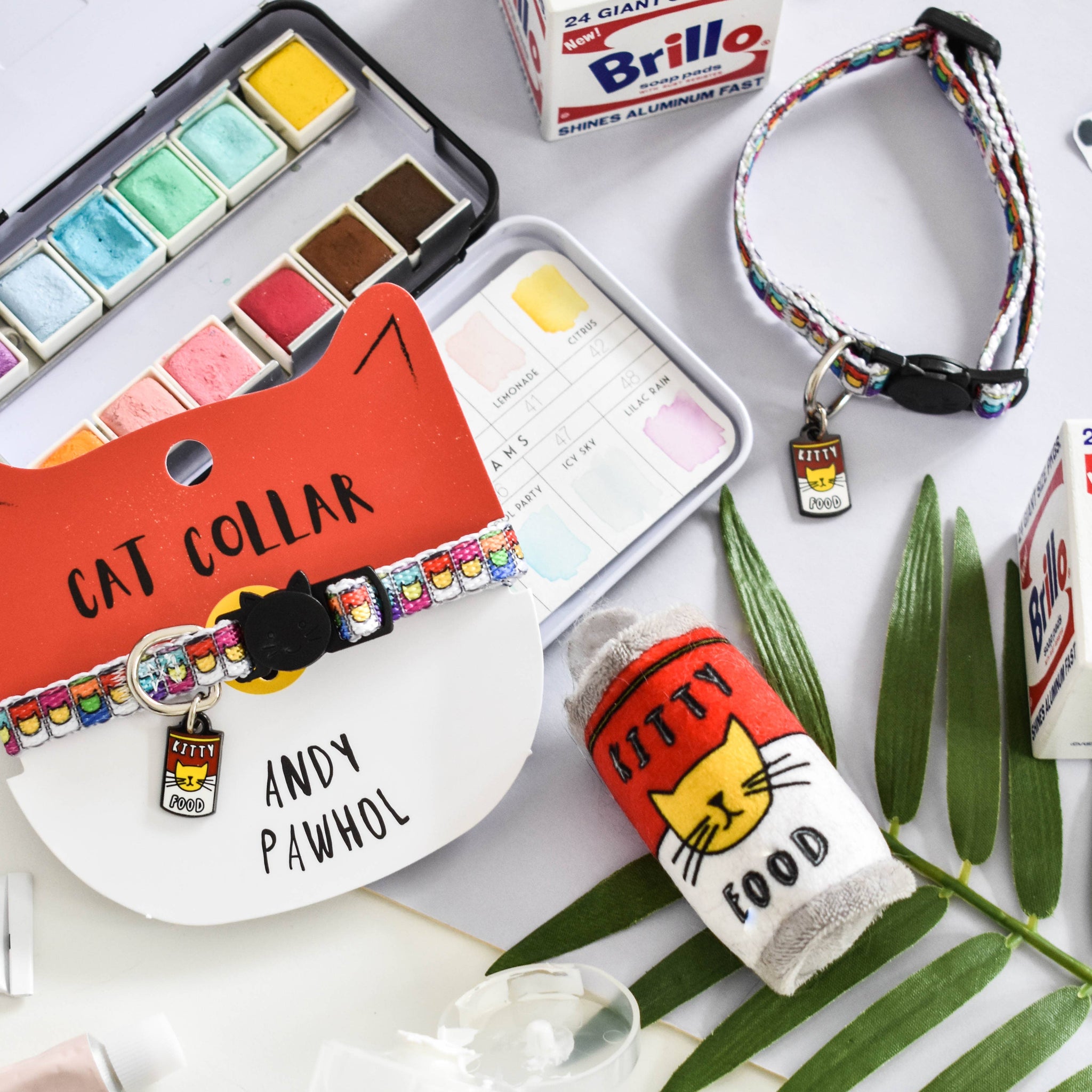 ANDY PAWHOL ARTIST CAT COLLAR