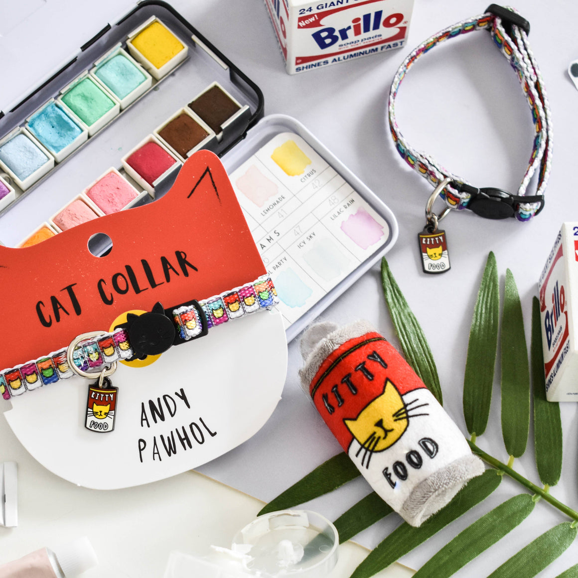 ANDY PAWHOL ARTIST CAT COLLAR