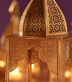MINARET GLASS LANTERN - LARGE