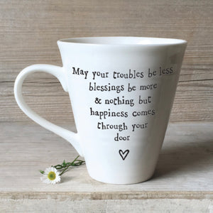 PORCELAIN FRIENDSHIP MUGS - VARIOUS MESSAGES