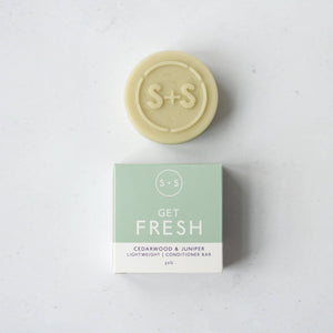 GET FRESH - CEDARWOOD AND JUNIPER CONDITIONER BAR - 50g