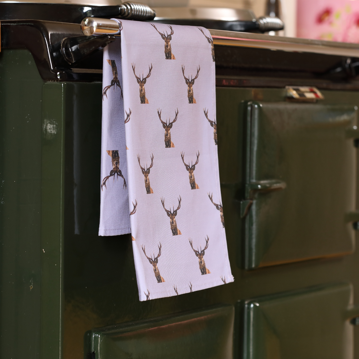 STAG TEA TOWEL BY TRACEY COOPER